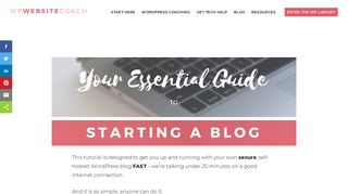 How to create your WordPress Blog | WP Website Coach