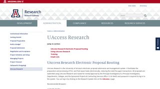 UAccess Research | Research Gateway