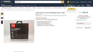 Under Armour UA Connect Magnetic Mount - Black: Amazon.ca: Cell ...