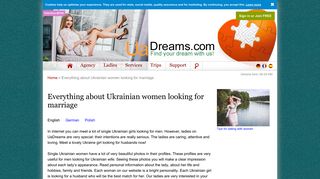 Ukrainian girls looking for marriage - Uadreams