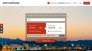 Transfer Money Online, Send Money Online | Oman UAE Exchange