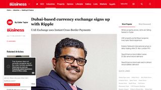 Dubai News: Dubai-based currency exchange signs up with Ripple ...