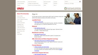 UAEU | Sign In for Internal Sites - ICCEMS