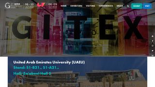 United Arab Emirates University (UAEU) - GITEX 2018 - Experience ...