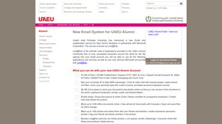 UAEU | Email features - ICCEMS