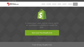 uAfrica.com - Create your own Shopify store
