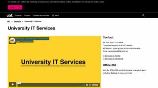 University IT Services | UAL