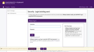 NON-UAlbany LOGIN - Education Abroad Office - Study Abroad