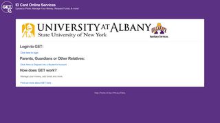 GET - Login - University at Albany