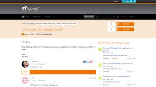 UAM login URL Standalone AP | Ruckus Wireless Customer Community