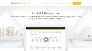 Unified Ad Marketplace | Amazon Publisher Services