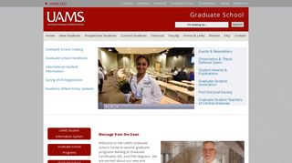 Graduate School - UAMS.edu