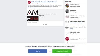 Did you know UAMS offers MyChart online... - UAMS - University of ...