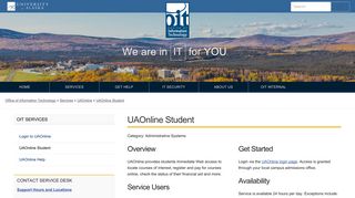 UAOnline Student - University of Alaska System