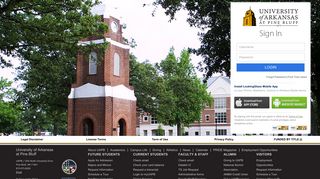 lookingGlass Secure Login - University of Arkansas at Pine Bluff