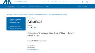 Arkansas - American Bar Association