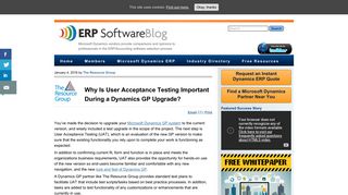 Why Is User Acceptance Testing Important During a Dynamics GP ...