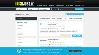 Uat Jobs Donegal - irishjobs.ie