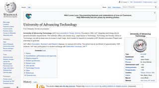 University of Advancing Technology - Wikipedia