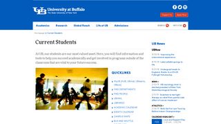 Current Students - University at Buffalo