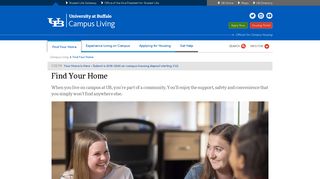 Find Your Home - Campus Living - University at Buffalo