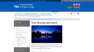 Your Housing Agreement - Campus Living - University at Buffalo