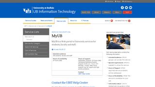 MyUB - UBIT - University at Buffalo