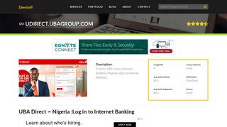 Welcome to Udirect.ubagroup.com - UBA Direct – Nigeria :Log in to ...