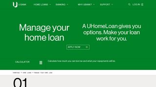 Manage your home loan - UBank