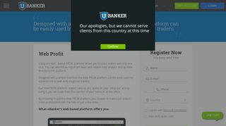 Web Profit | Trading Platform | Home - uBanker
