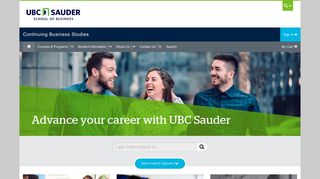 Continuing Business Studies | UBC Sauder School of Business