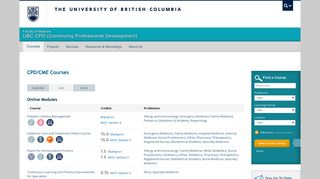 CPD/CME Courses | UBC CPD