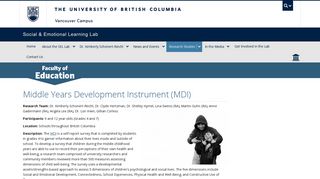 Middle Years Development Instrument (MDI) | Dr. Kimberly Schonert ...