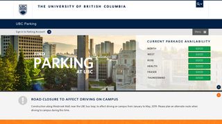 UBC Parking: Home