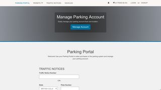 The University of British Columbia - Parking Portal