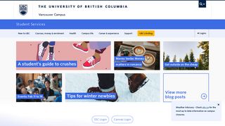 UBC Student Services - University of British Columbia