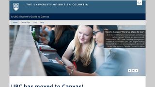 a UBC student's guide to Canvas: Canvas has arrived at UBC
