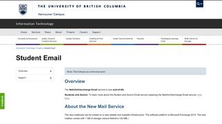 Student Email | UBC Information Technology