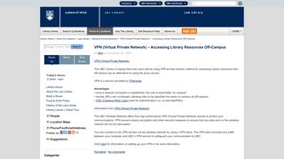 VPN (Virtual Private Network) – Accessing Library ... - UBC Law Library