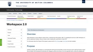 Workspace 2.0 | UBC Information Technology - UBC IT - The ...