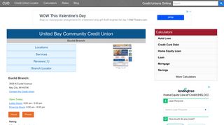 United Bay Community Credit Union - Bay City, MI at 3939 N Euclid ...