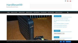 Ubee DVW326 Router - How to Factory Reset - HardReset99