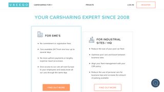 Carsharing solutions for businesses - Ubeeqo