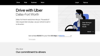 Driving in Dallas – Fort Worth | Uber