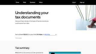 Tax Documents for Driver-Partners | Uber