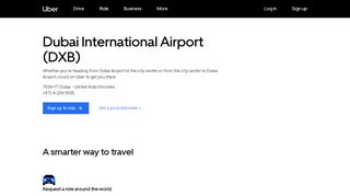 Request Uber at Dubai International Airport (DXB) | Uber