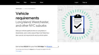 Vehicle Requirements in Long Island & Westchester | New York ... - Uber