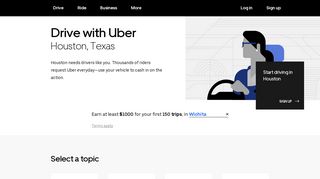 Drive With Uber In Houston, Texas | Uber