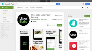 Uber Eats: Local Food Delivery – Apps on Google Play