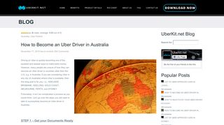 How to Become an Uber Driver in Australia - Uberkit